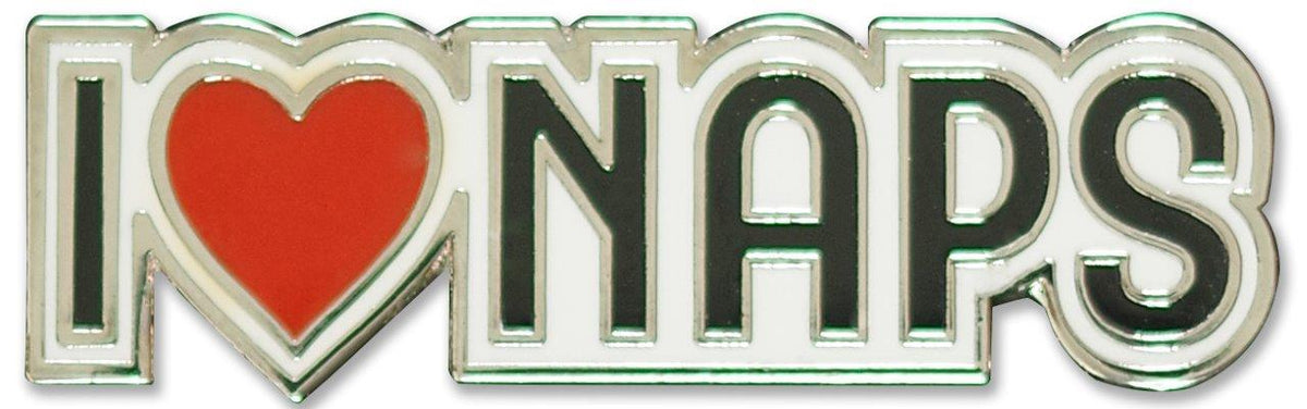 Peter Pauper Enamel Pin I Love Naps