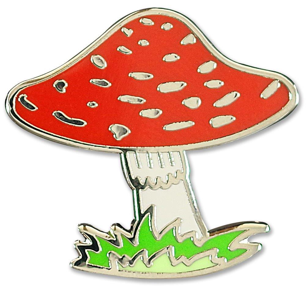 Peter Pauper Enamel Pin Mushroom