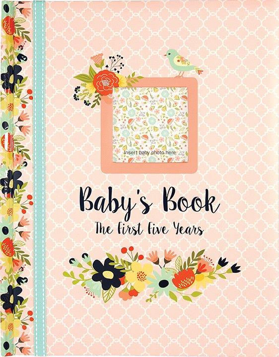 Peter Pauper Babys Book 5 Yr Floral