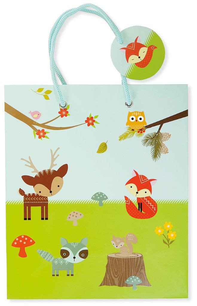 Peter Pauper Dlx Gift Bag Woodland Friends