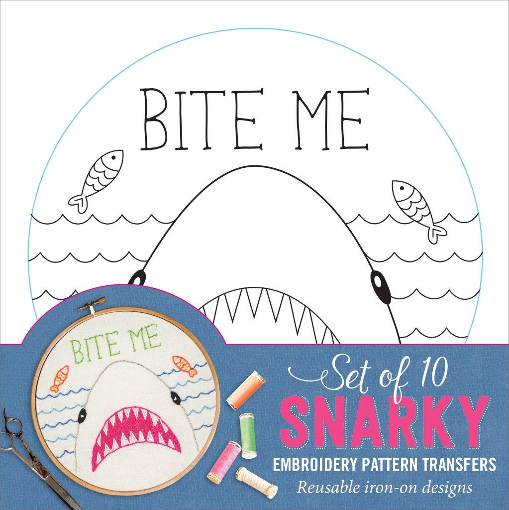 Peter Pauper Embroidery Transfers Snarky