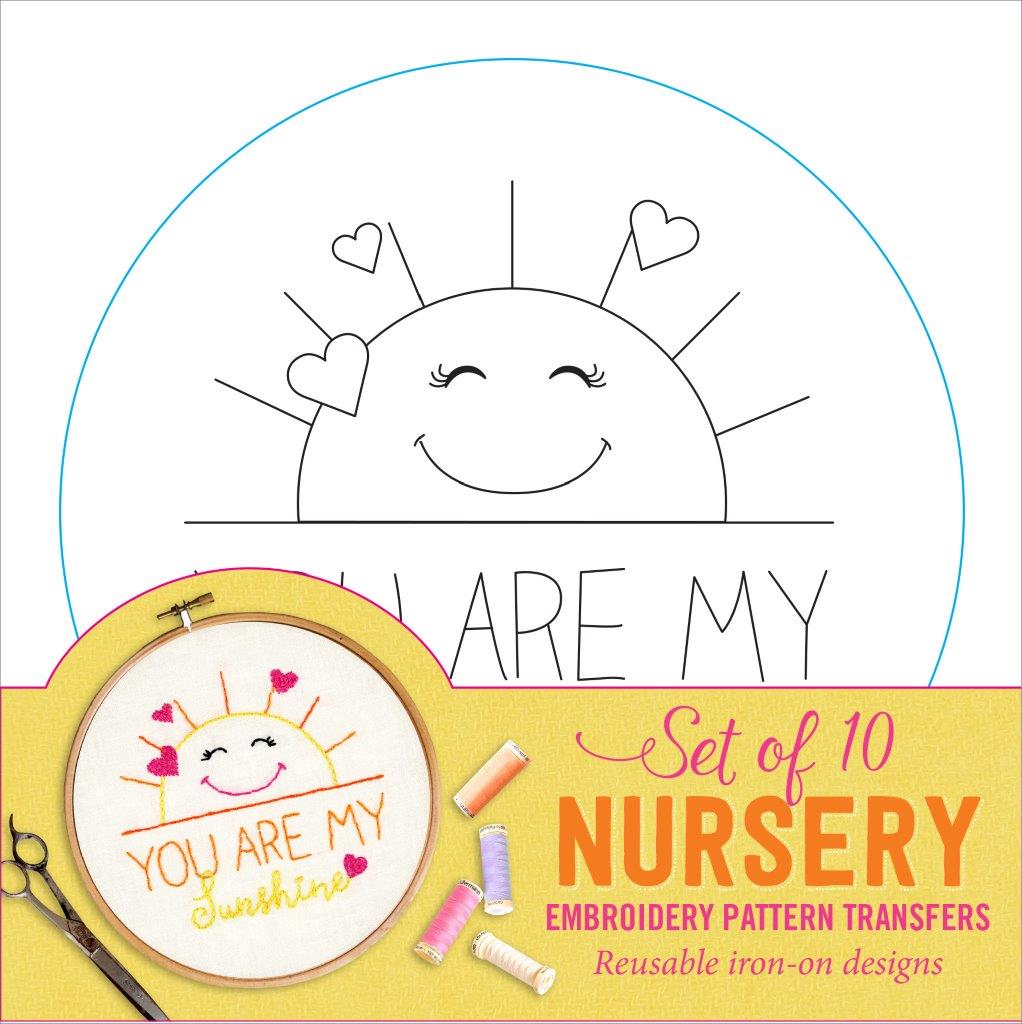 Peter Pauper Embroidery Transfers Nursery