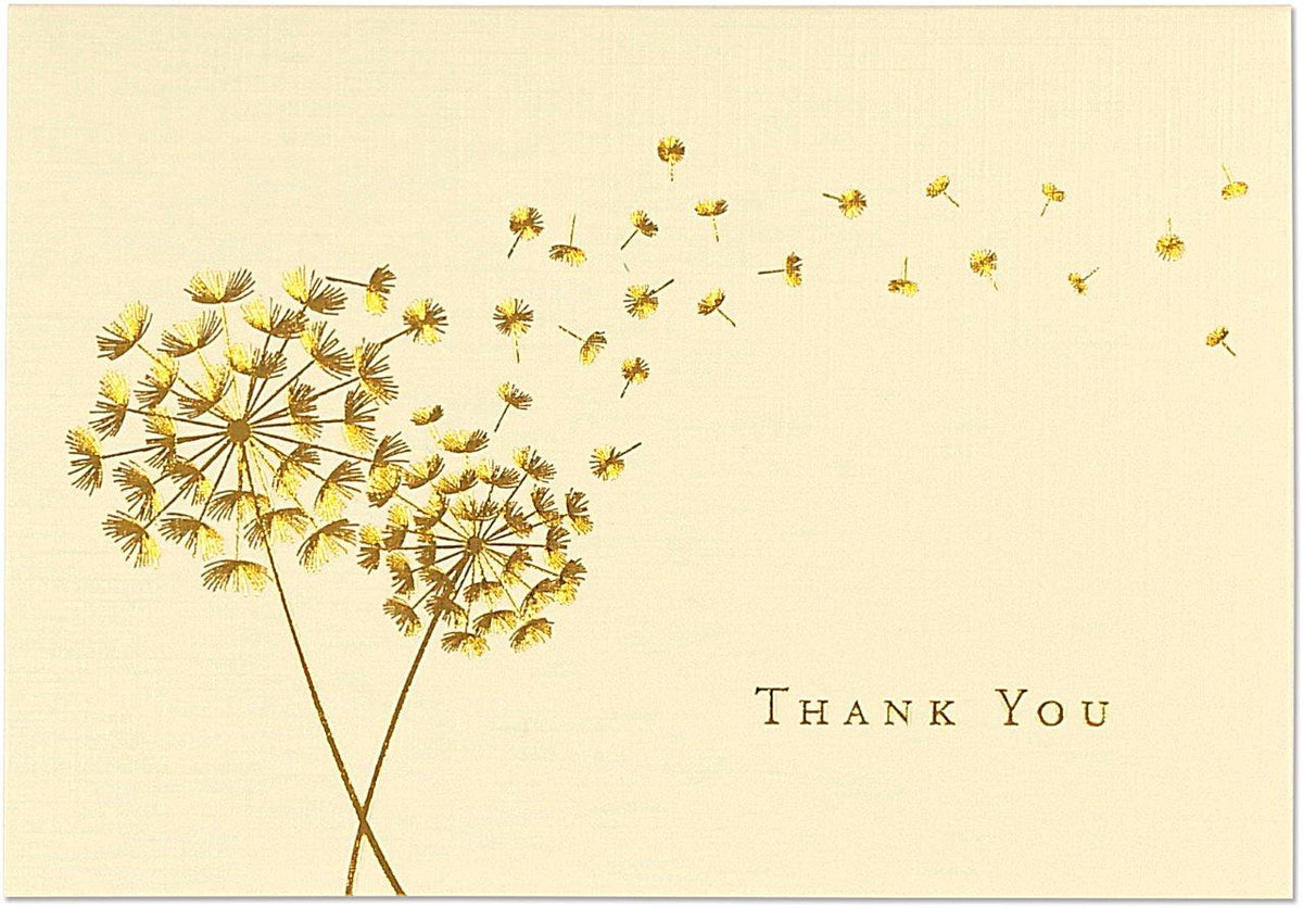 Peter Pauper Thank You Note Dandelion Wishes