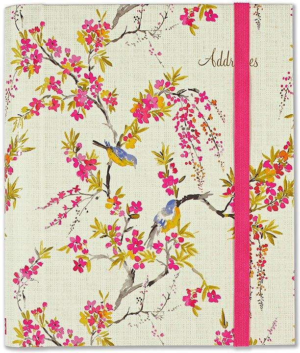 Peter Pauper Lg Addr Bk Blossoms &