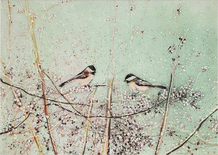 Peter Pauper Dlx Bx: Chickadees In Winter