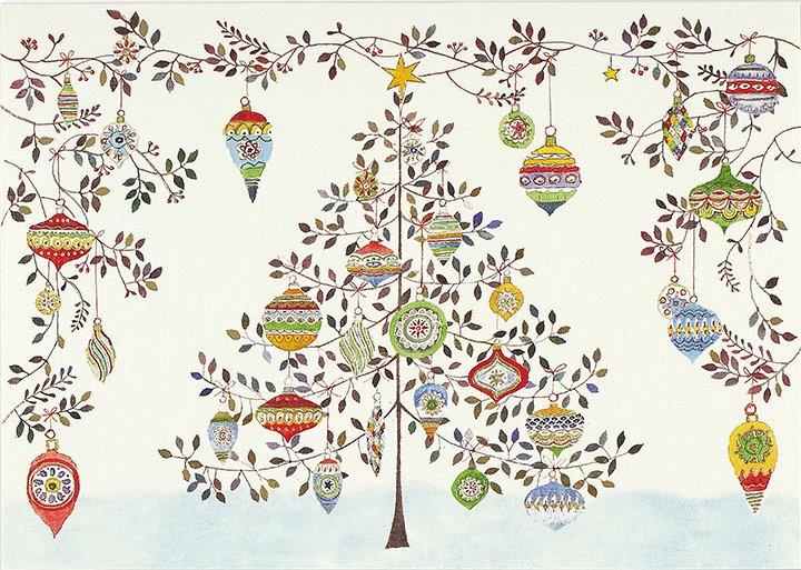 Peter Pauper Dlx Bx: Watercolor Ornament