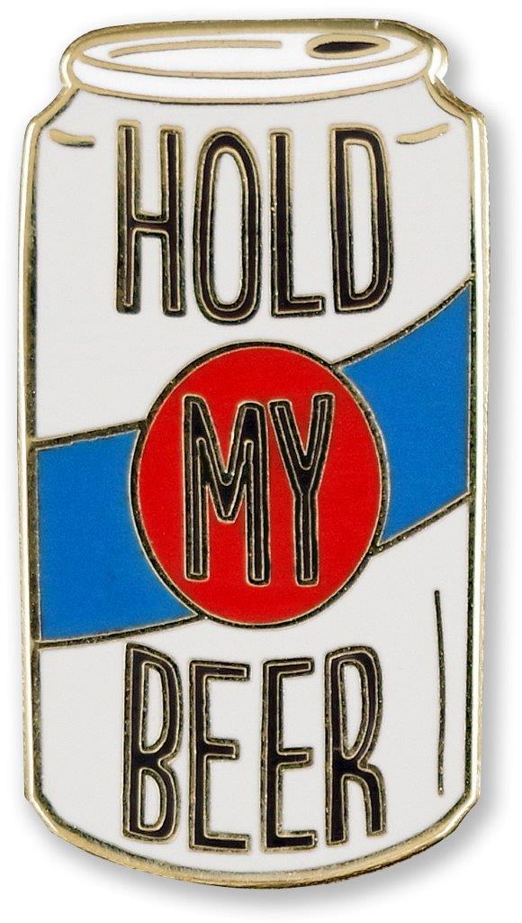 Peter Pauper Enamel Pin Hold My Beer