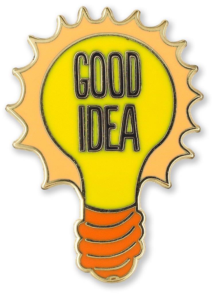 Peter Pauper Enamel Pin Light Bulb