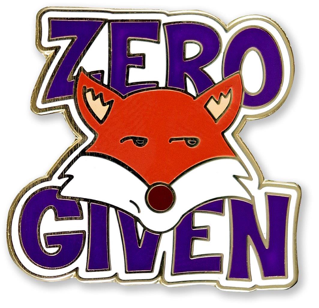 Peter Pauper Enamel Pin Zero Fox Given