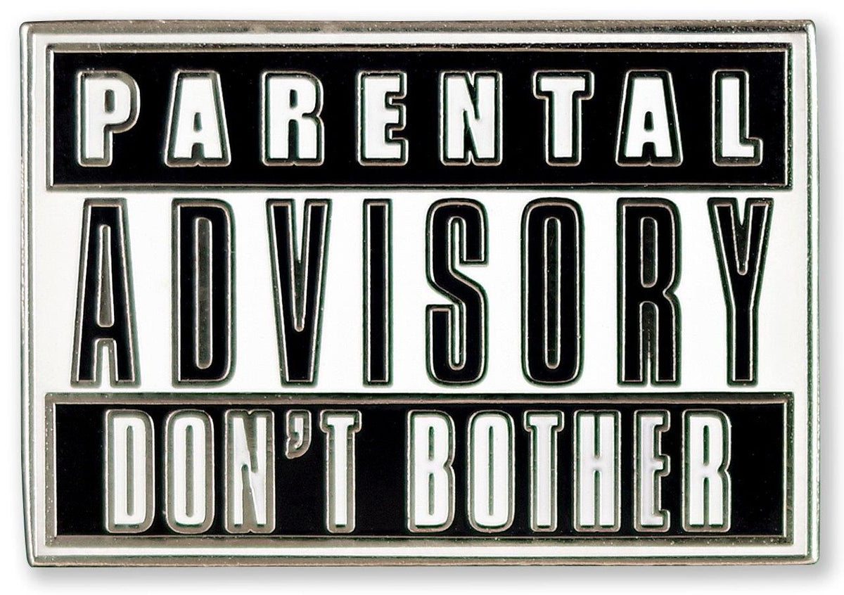 Peter Pauper Enamel Pin Parental Advisory