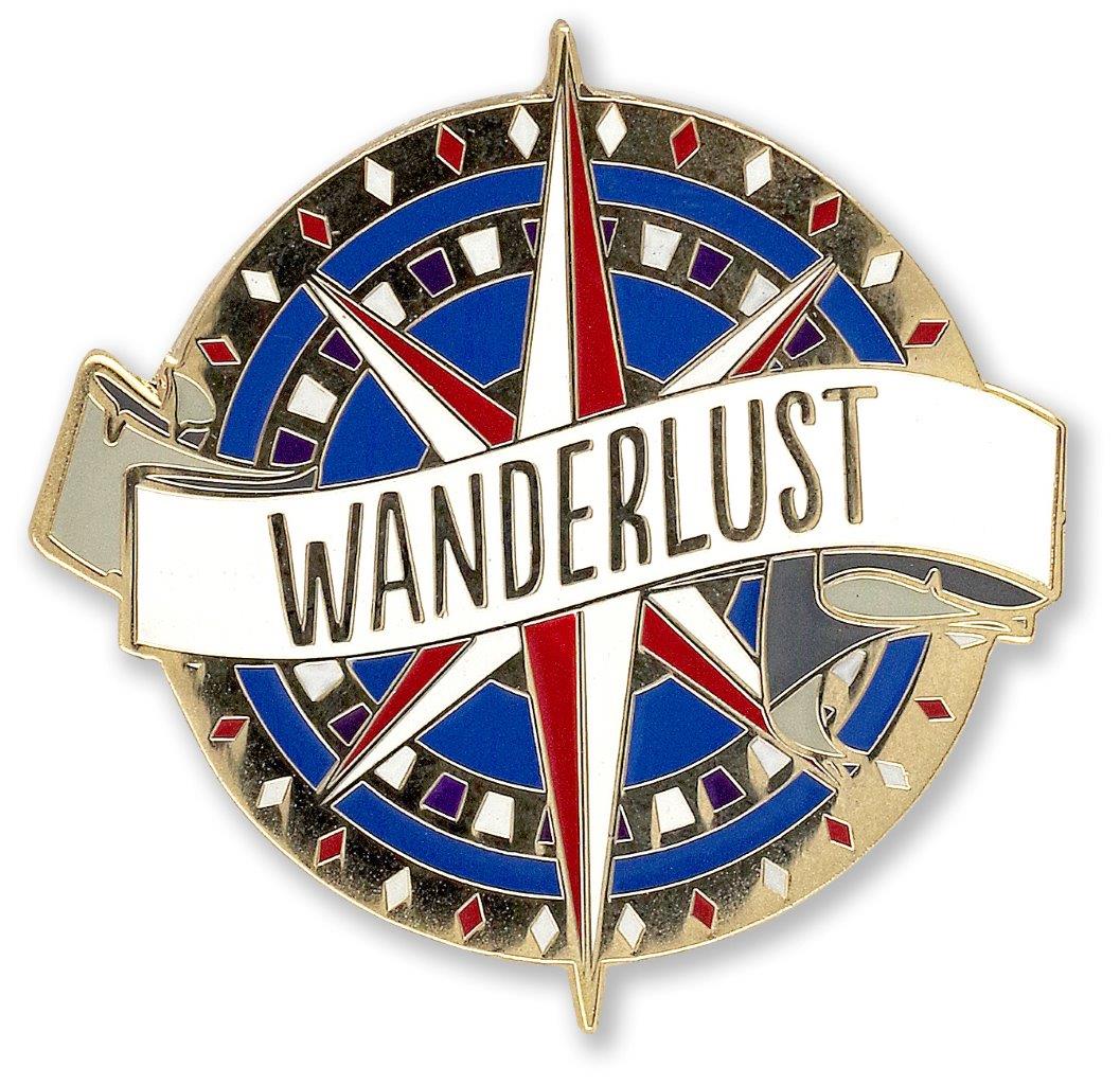 Peter Pauper Enamel Pin Wanderlust