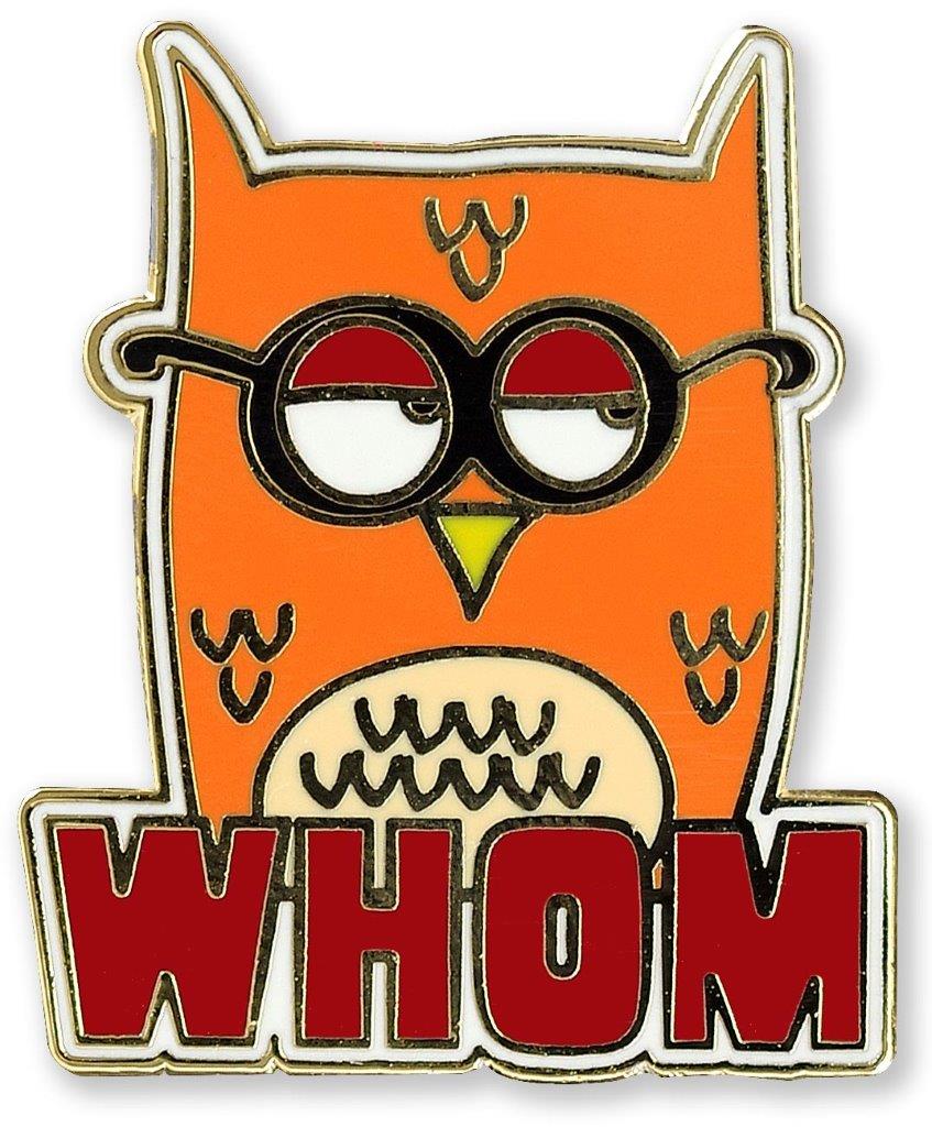 Peter Pauper Enamel Pin Whom Owl