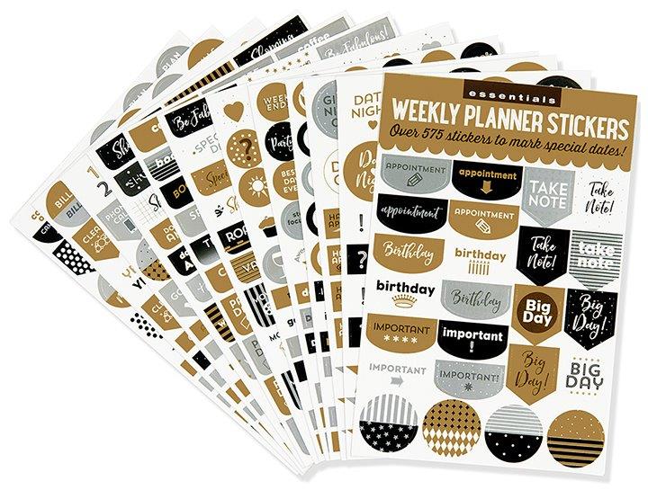 Peter Pauper Essentials Planner Stkrs