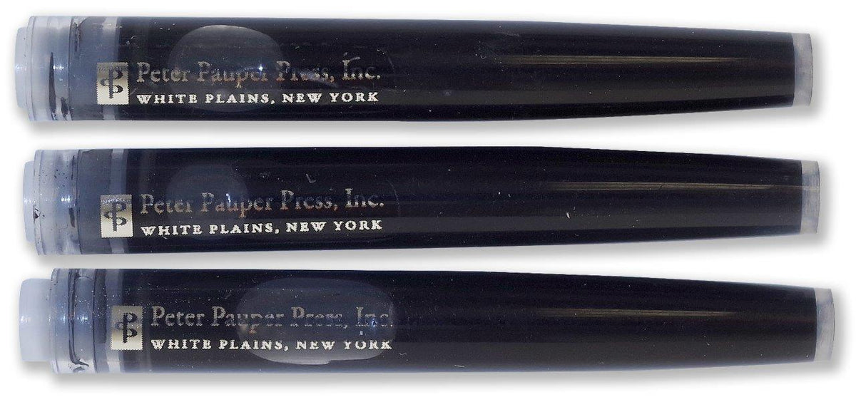 Peter Pauper Brush Pen Cartridge 3-Pack