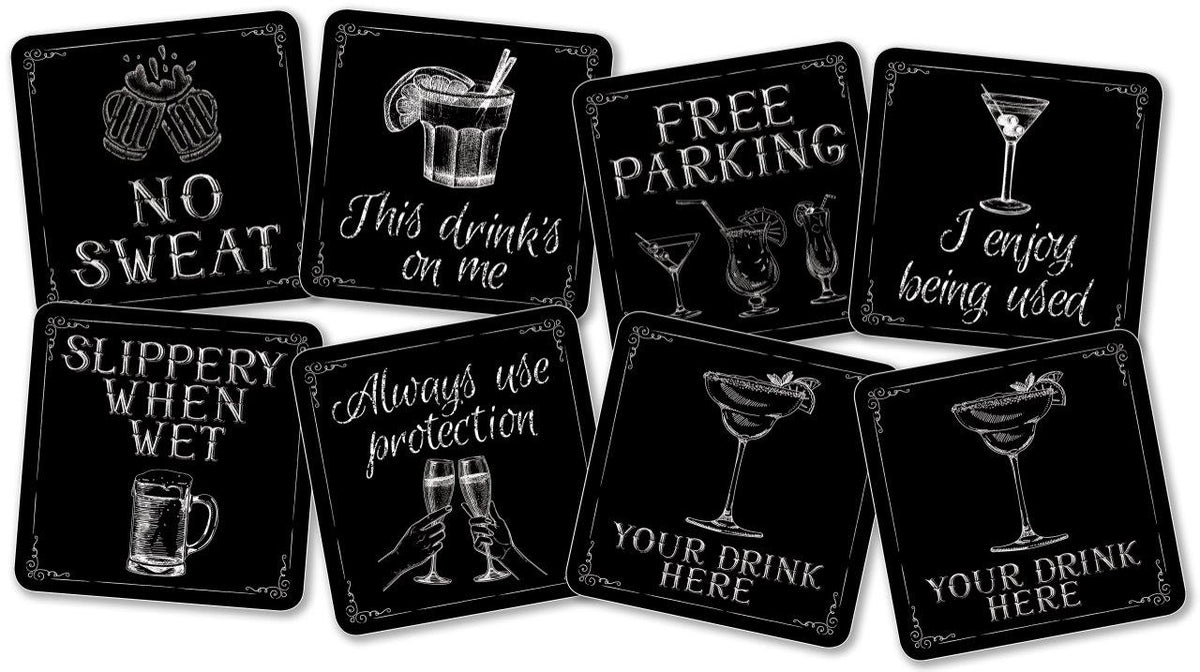 Peter Pauper Coasters This Drinks On Me