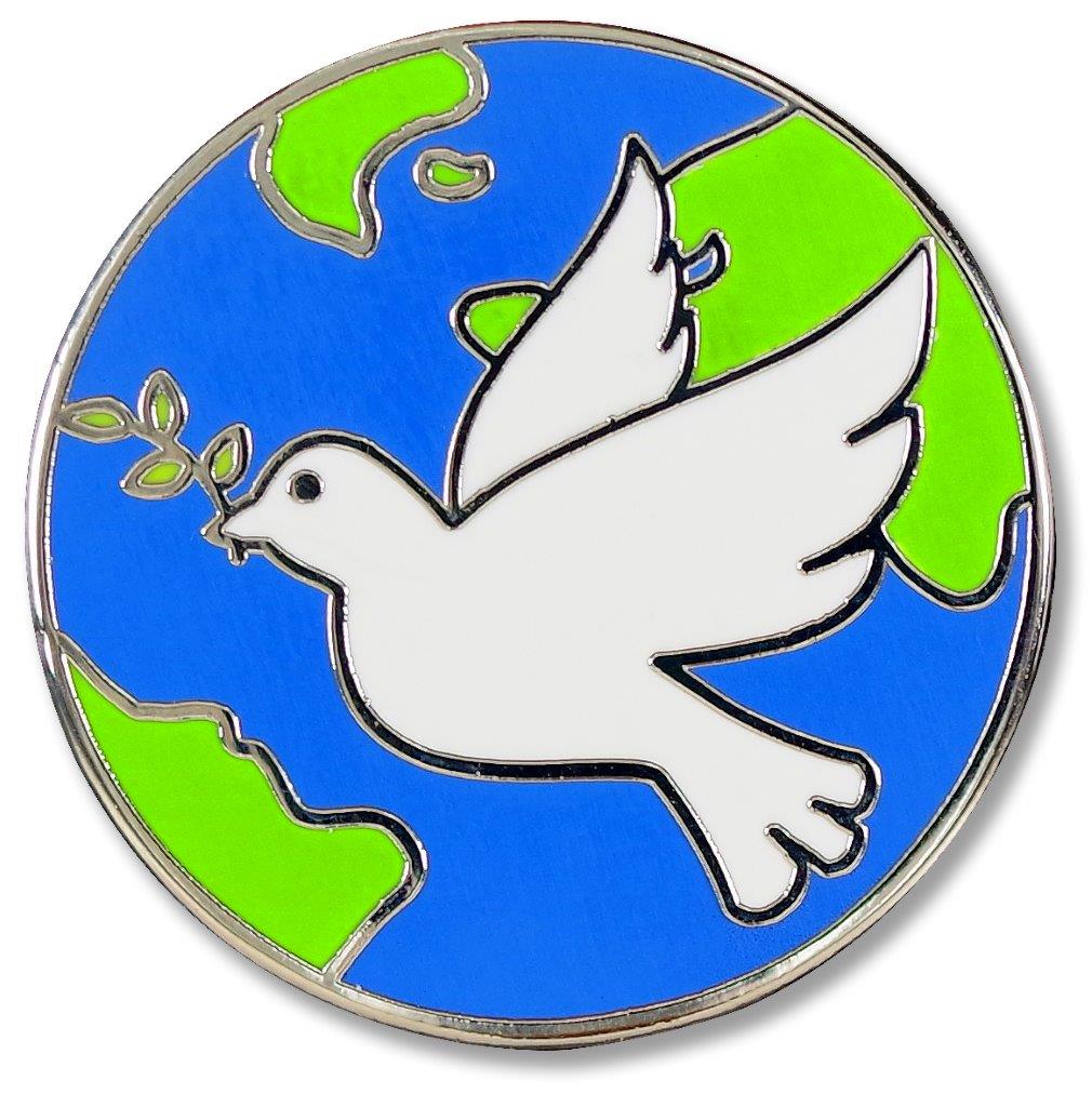 Peter Pauper Enamel Pin Peace Dove