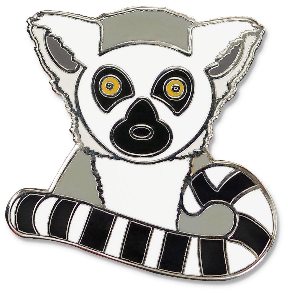 Peter Pauper Enamel Pin Lemur
