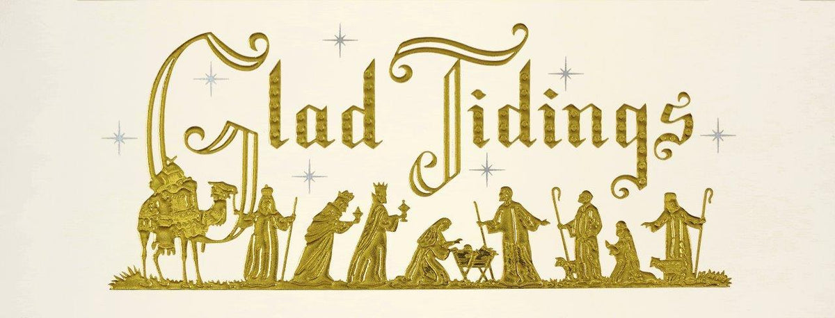 Peter Pauper Panoramic Cards: Glad Tidings