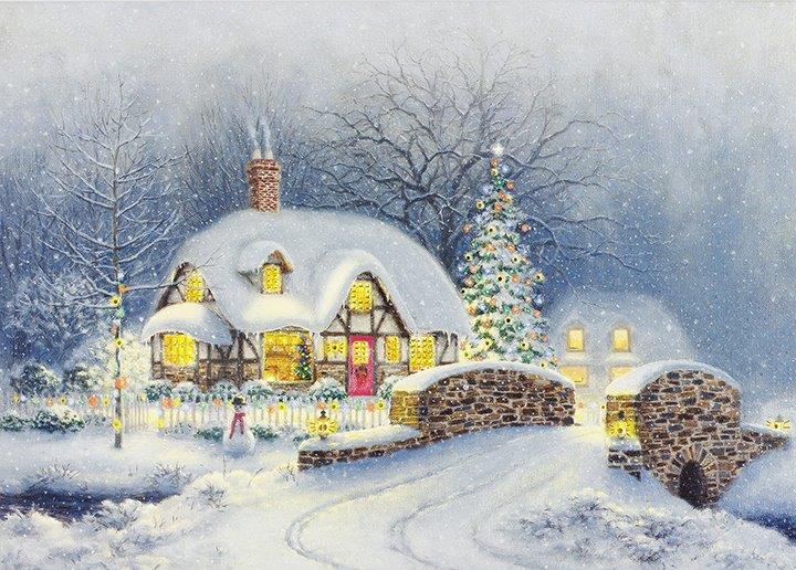 Peter Pauper Dlx Bx: Cottage In Winter