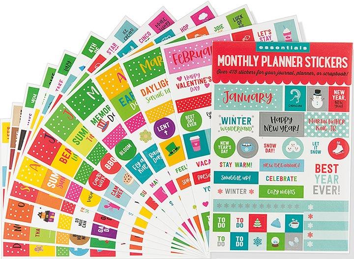 Peter Pauper Planner Stickers Seasonal