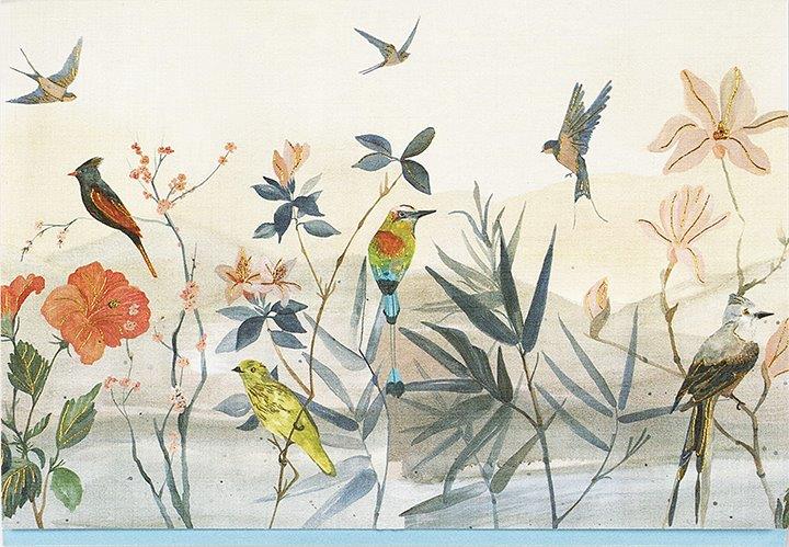 Peter Pauper Note Card Bird Garden