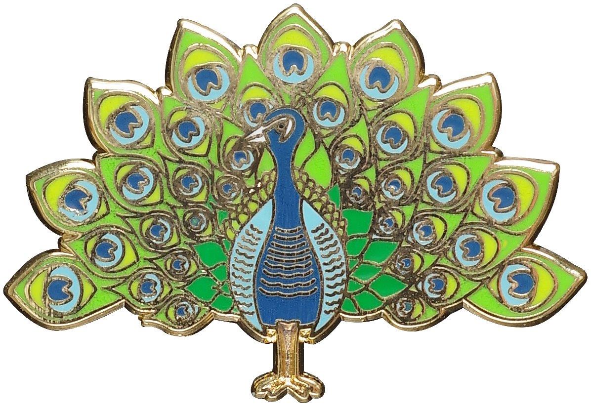 Peter Pauper Enamel Pin Peacock