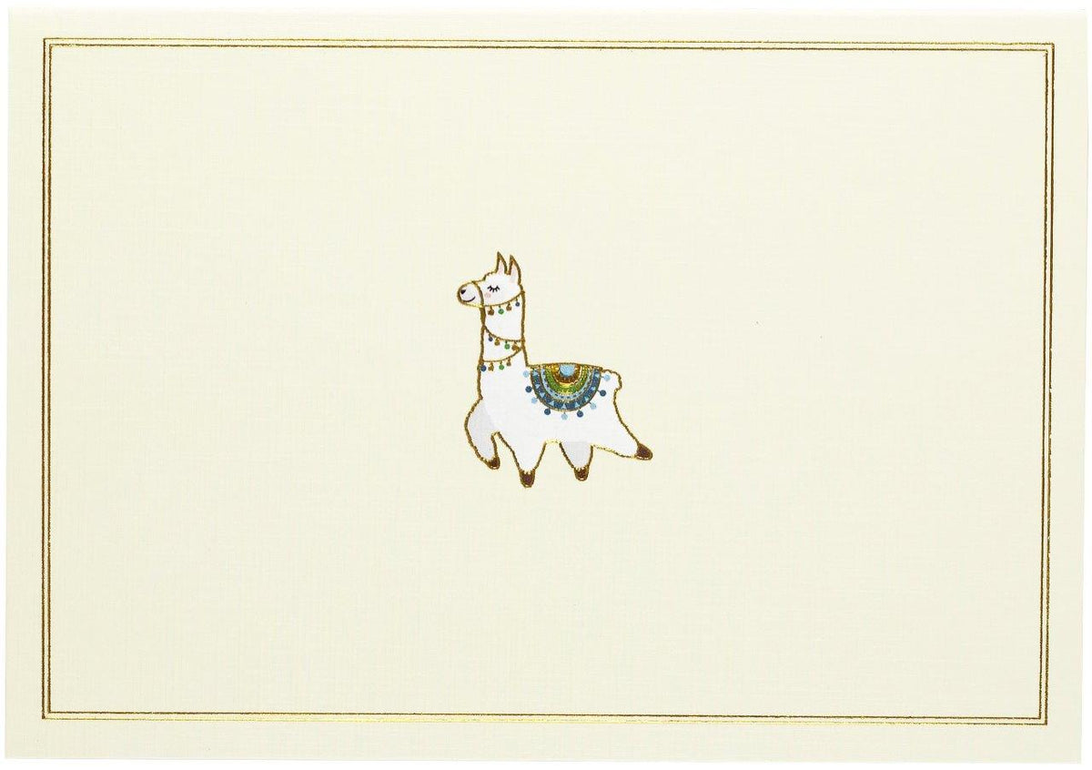 Peter Pauper Note Card Llama