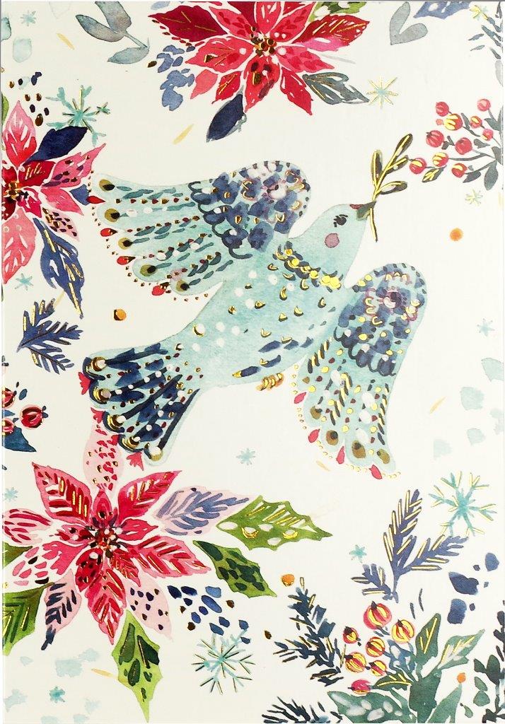 Peter Pauper Mini Box: Dove With Mistletoe