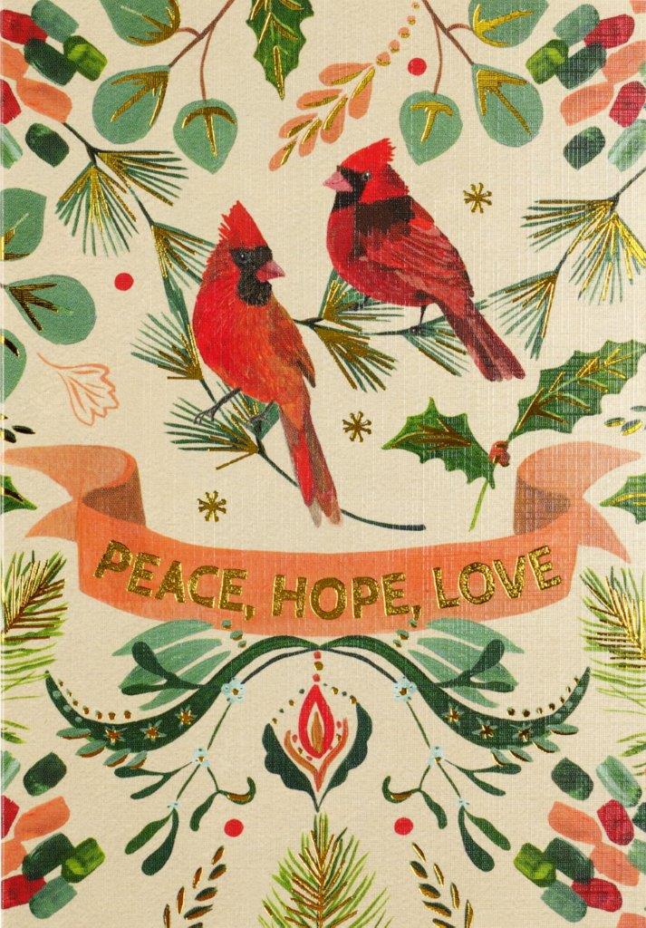 Peter Pauper Mini Box: Festive Cardinals
