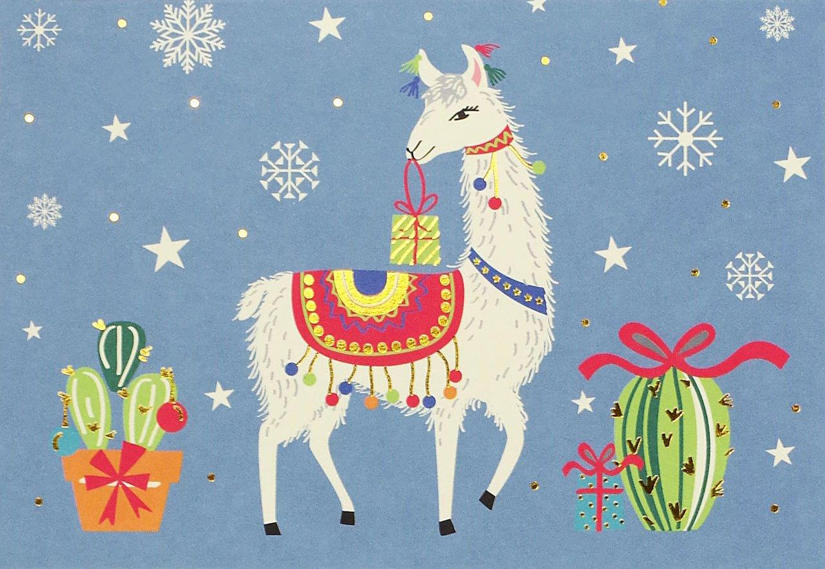 Peter Pauper Mini Box: Festive Llama