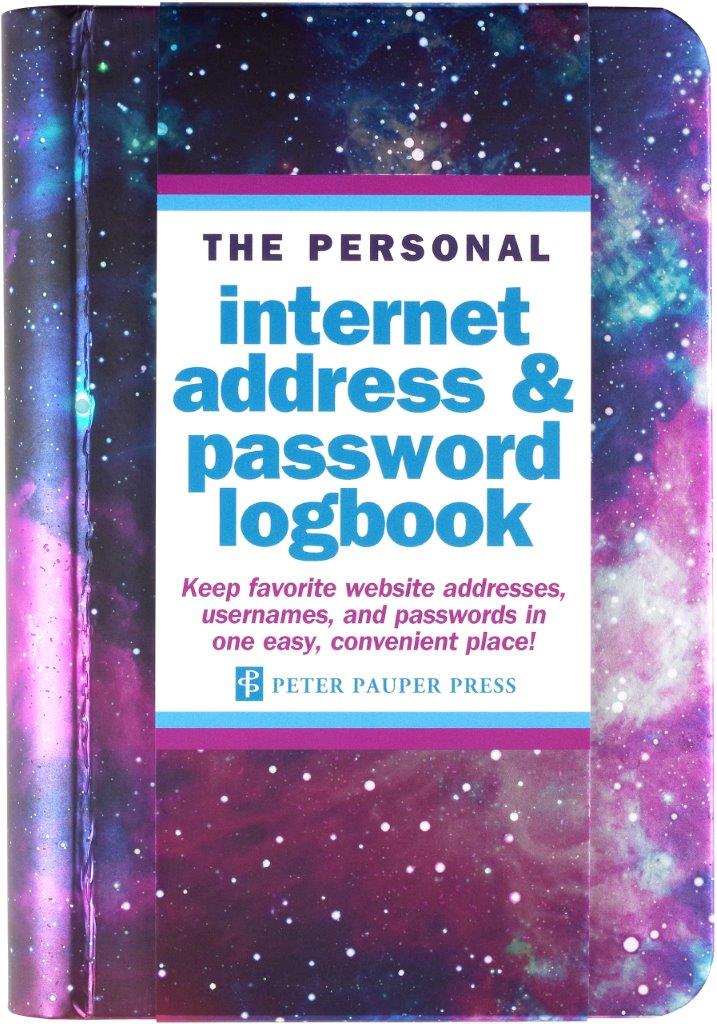 Peter Pauper Internet Log Bk Galaxy