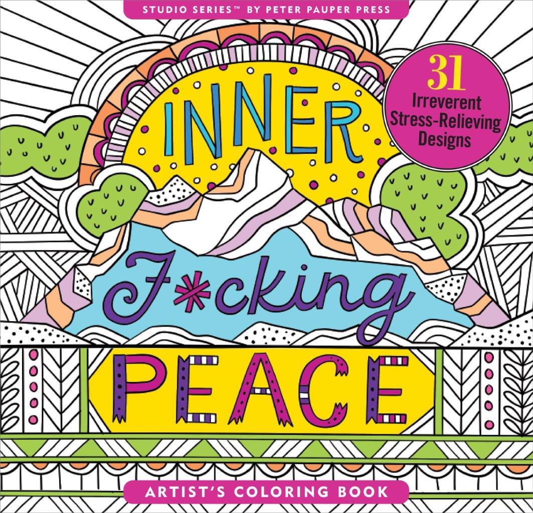 Peter Pauper Color Bk Inner F-cking Peace
