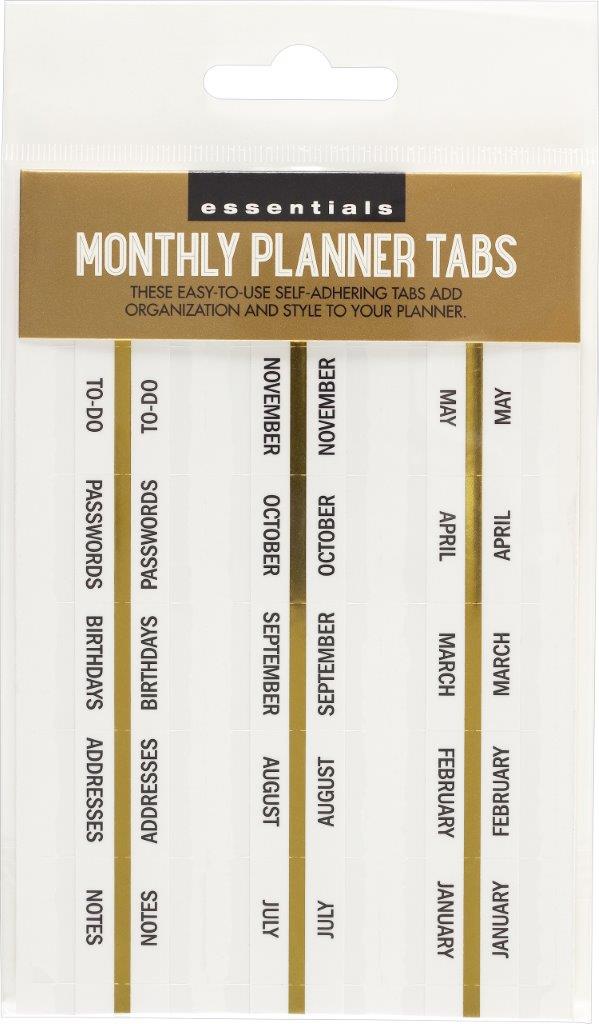 Peter Pauper Monthly Planner Tabs