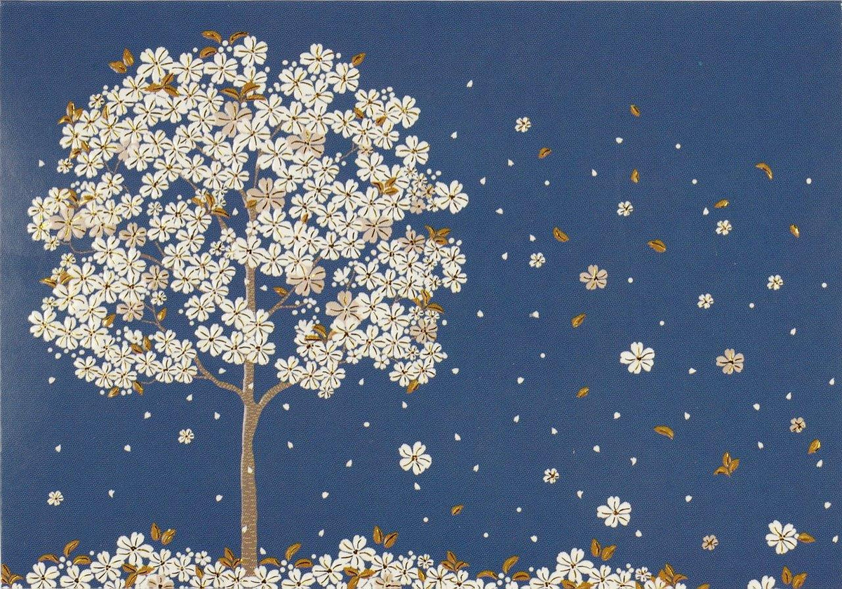 Peter Pauper Note Card Falling Blossoms