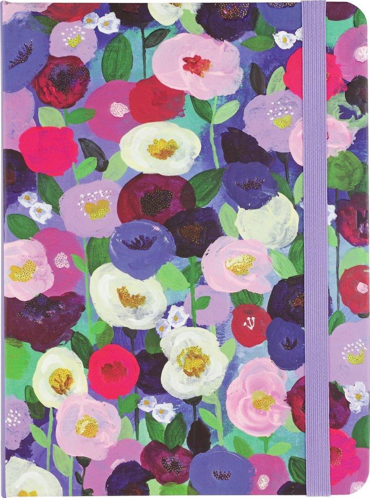 Peter Pauper Jrnl Mid Floral Fields