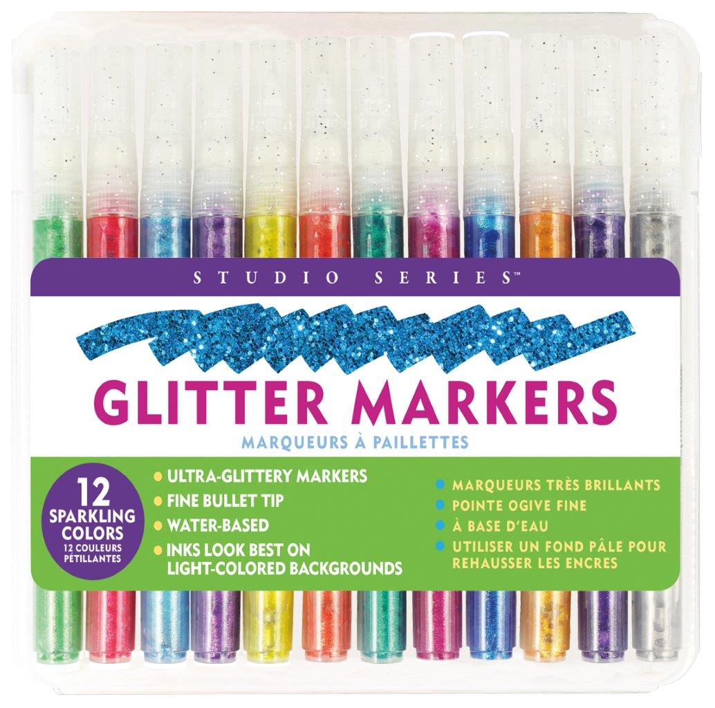 Peter Pauper Studio Series Glitter Markers