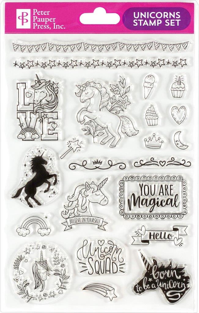 Peter Pauper Stamps Unicorns