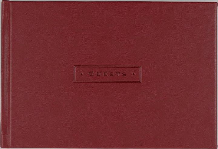Peter Pauper Artisan Guest Book/Burgundy