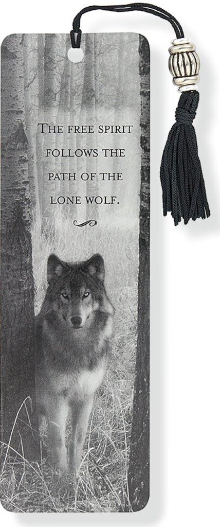 Peter Pauper Beaded Bkmk Wolf