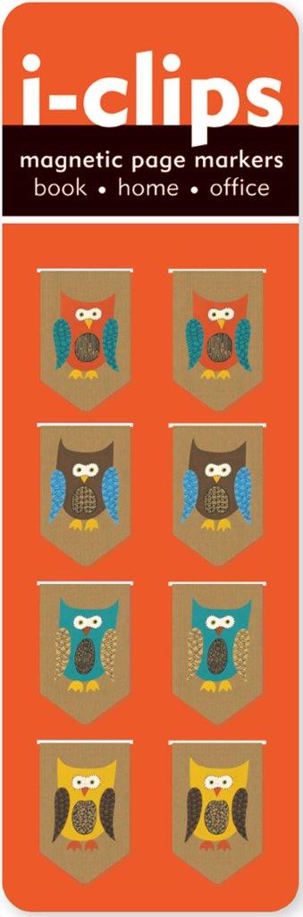 Peter Pauper Iclip Magnetic Bkmk Owls