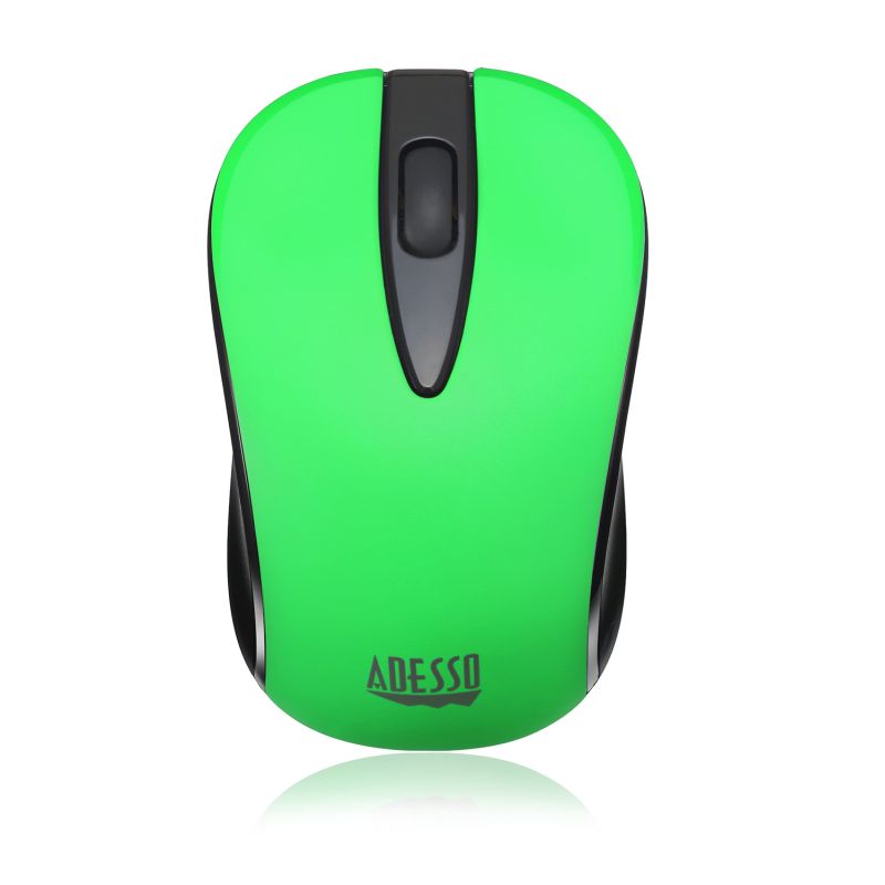 Adesso Wireless Neon Mouse Grn
