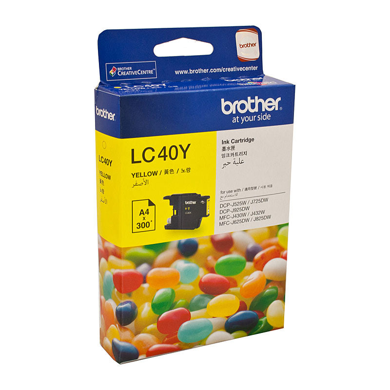 Brother LC40 Yellow Ink Cart