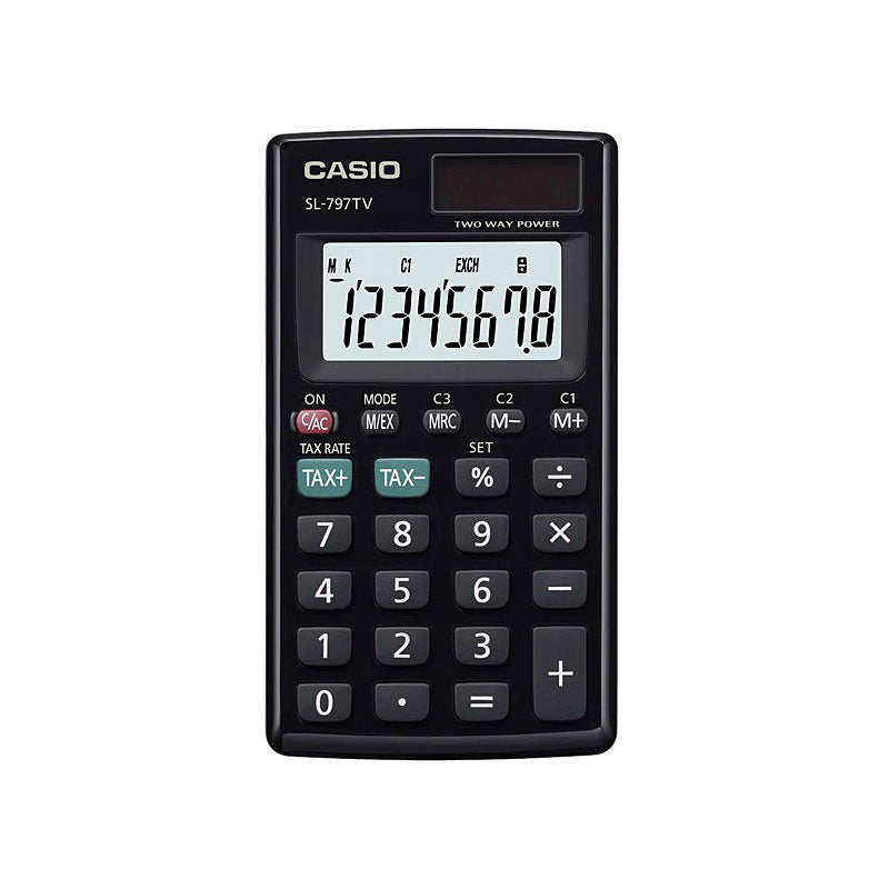 Casio SL797TVBK Tax Calculator