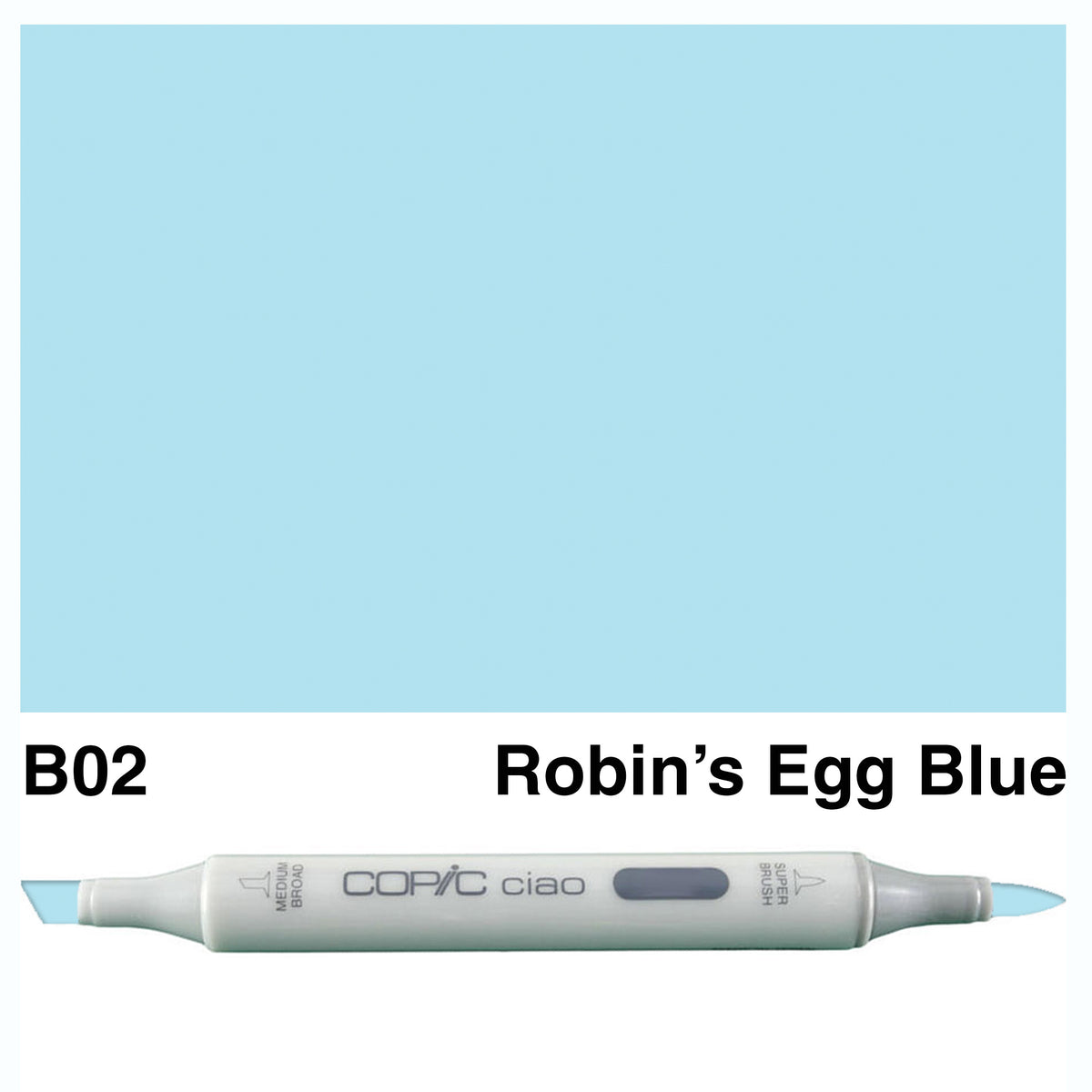 Copic Ciao B02-Robins Egg Blue