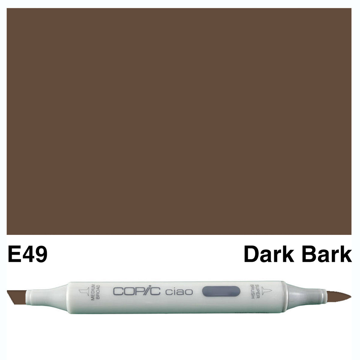 Copic Ciao E49-Dark Bark