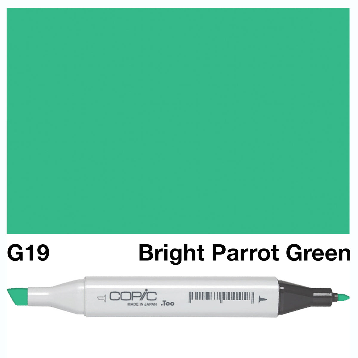 Copic Marker G19-Bright Parrot Green