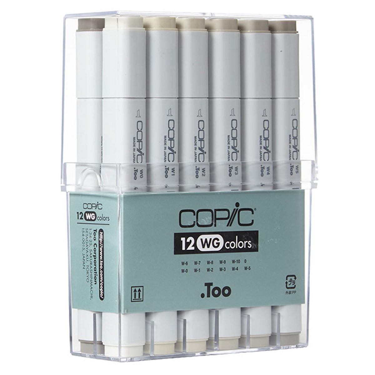 Copic Marker Set 12 Warm Grey