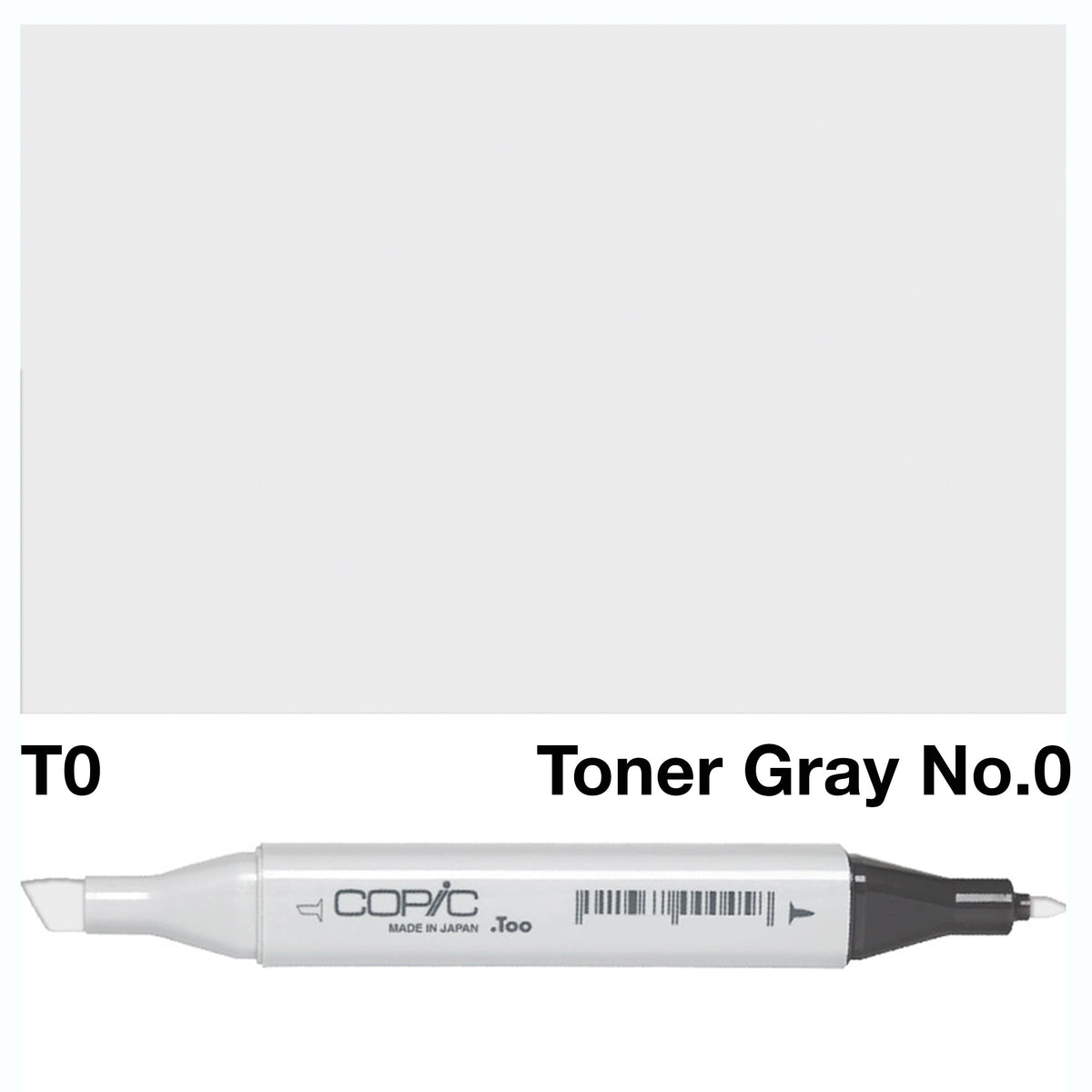 Copic Marker T0-Toner Gray No.0