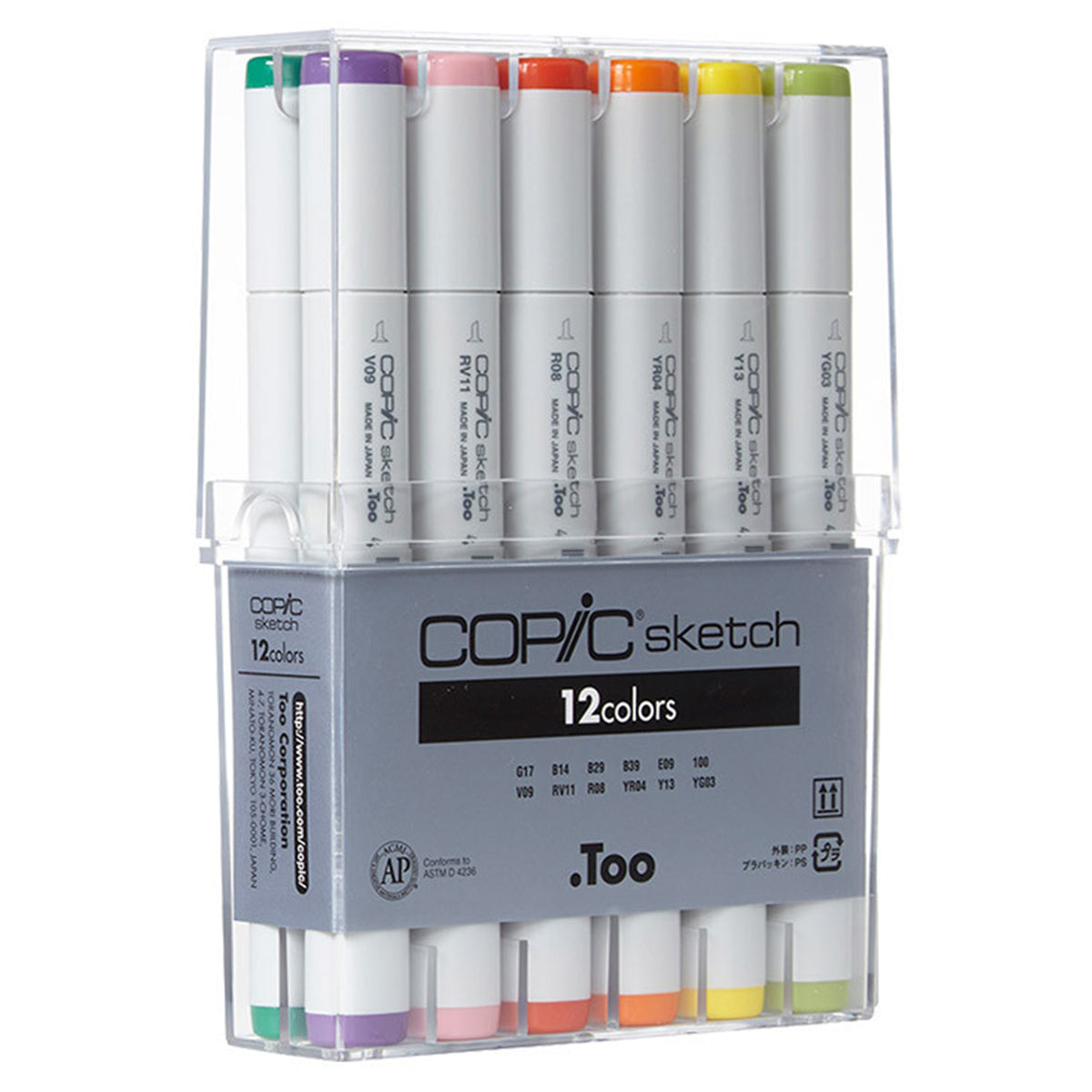 Copic Sketch Set 12