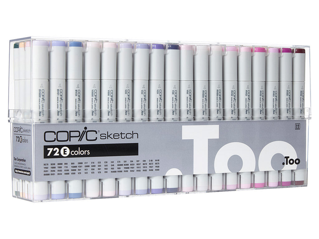 Copic Sketch Set 72E